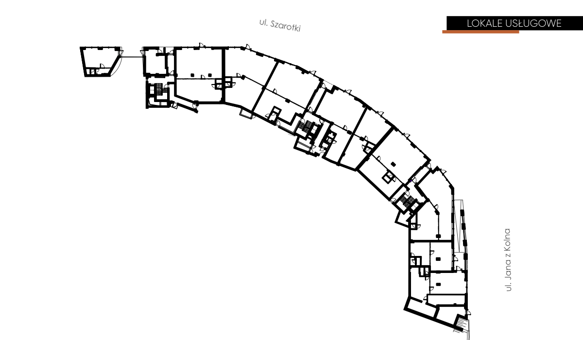 ODRZAŃSKIE BULVARY Floor Plan Parter Lokale Usługowe Szczecin